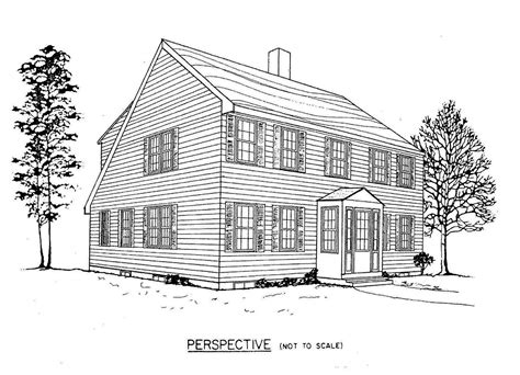 saltbox house plan perspective saltbox houses saltbox house plans house plans colonial