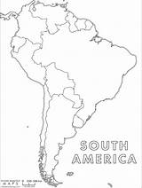 Colouring Latin Continents sketch template