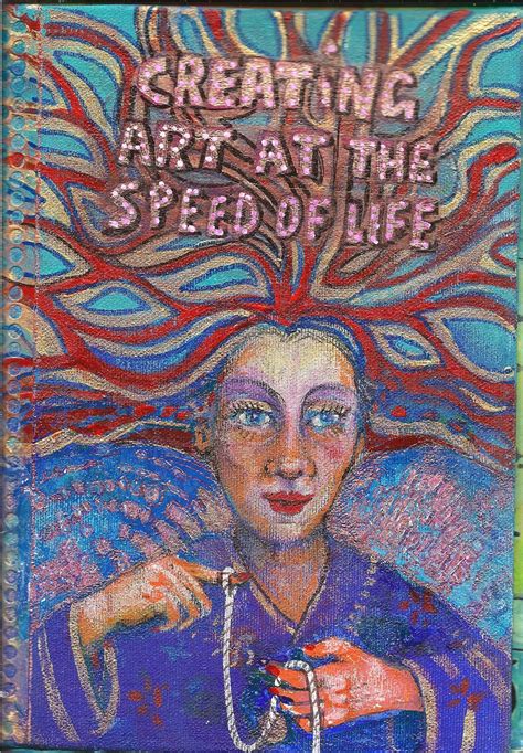 creating art   speed  life  journal covers pamcarriker