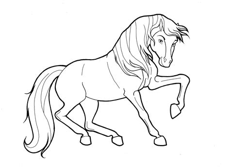 horse running coloring pages coloring home