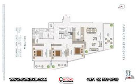 floor plan  wasl park gate residences tower    residences floor plans gate