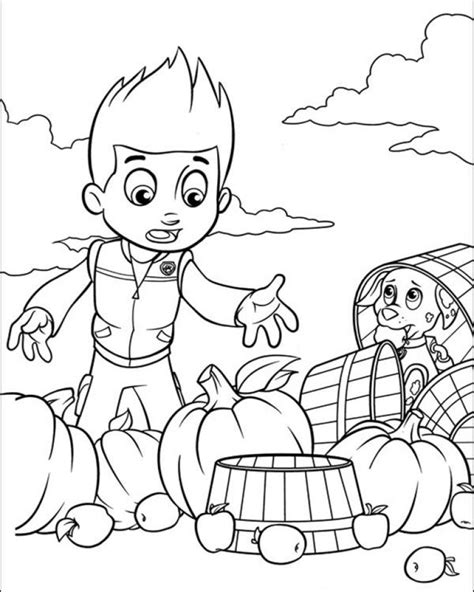 paw patrol coloring pages  halloween  preschoolers coloring pages