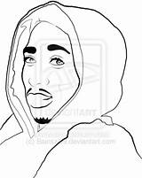 Tupac Coloring Pages Getcolorings sketch template