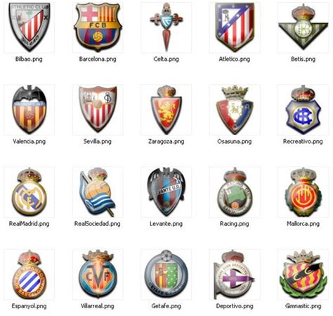 spanish la liga icons descargar