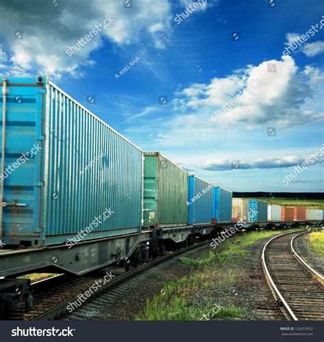 freight cars stock photo  shutterstock