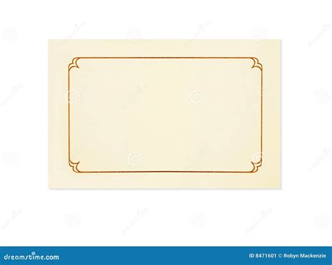 blank card stock image image