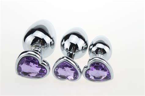 anal beads crystal jewelry heart butt plug stimulator sex toys dildo