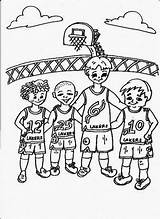 Coloring Sports Pages Teams sketch template