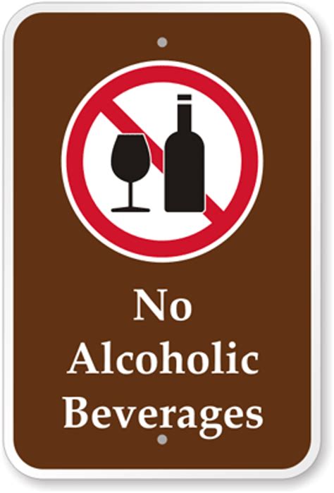 alcoholic beverages sign park signs  sale