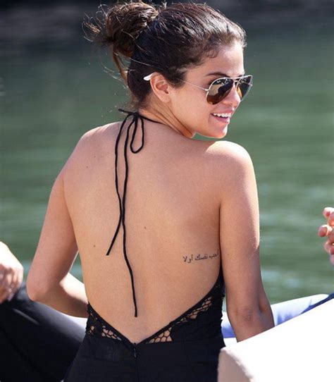 45 Selena Gomez Tattoos With Meanings That Show Your