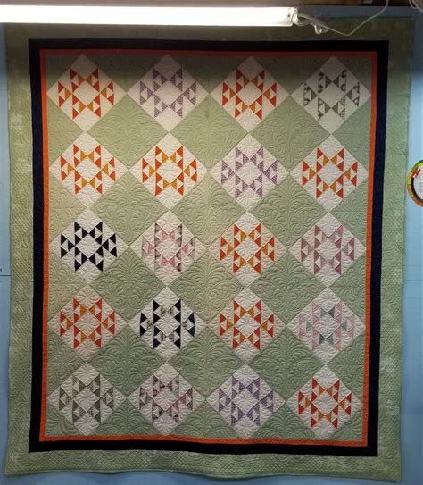 completed cats cradle quilt
