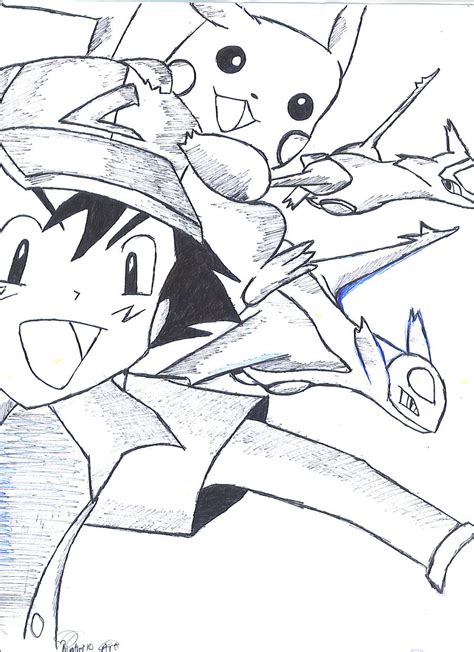 pokemon drawing  master  deviantart