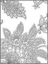 Pages Paisley Coloring Pattern Getcolorings sketch template