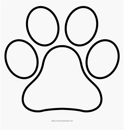 tiger paw print coloring page sketch coloring page