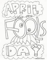 Fools April Coloring Pages Getdrawings sketch template