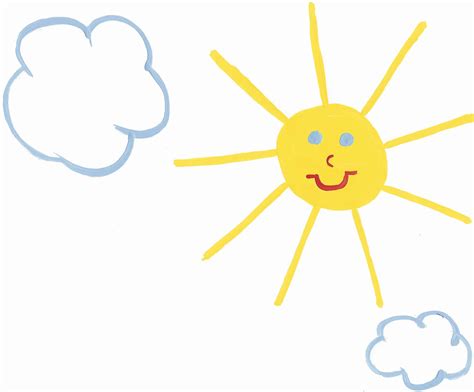 cartoon sunny day clipart