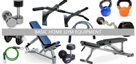 basic home gym equipment bodybuilding wizard