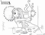 Boondocks Coloring Pages Trouble Hair Printable Kids sketch template