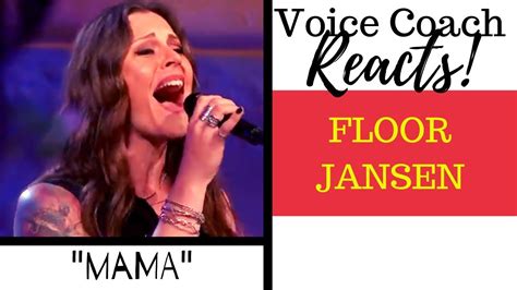 voice coach reacts floor jansen mama beste zangers  youtube