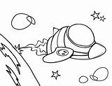Coloring Pages Spaceship Space Rocket Ship Kids Printable Bestcoloringpagesforkids sketch template