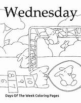 Coloring Pages Week Wednesday Wacky Days Color Getcolorings Printable Getdrawings Popular sketch template