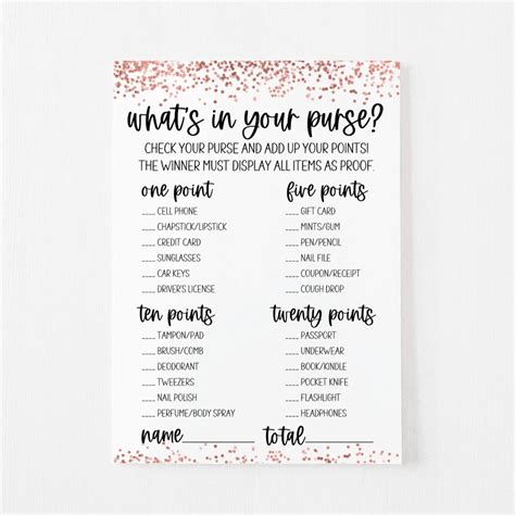 whats   purse cards rose gold modern moh