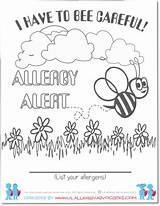 Allergy Bumble sketch template