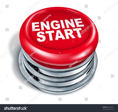 engine start button isolated  white background stock photo  shutterstock