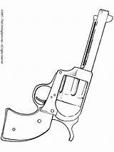 Armas Revolver Pistola Cowboy Colouring Printablecolouringpages Outlaw sketch template