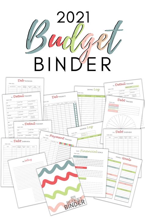 budget binder printables   success