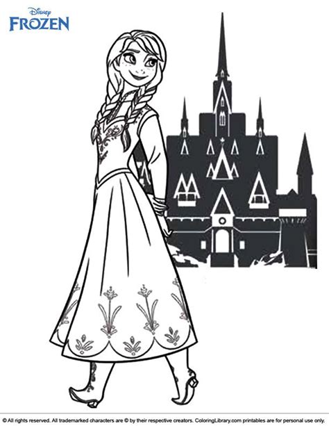 anna frozen coloring page  kids frozen coloring coloring pictures