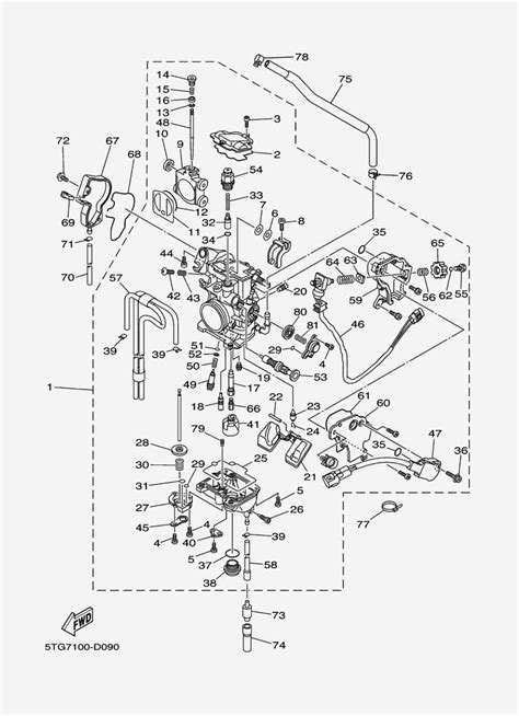 yamaha yfz  wiring diagram kuwaitigenius yamaha atv diagram atv parts