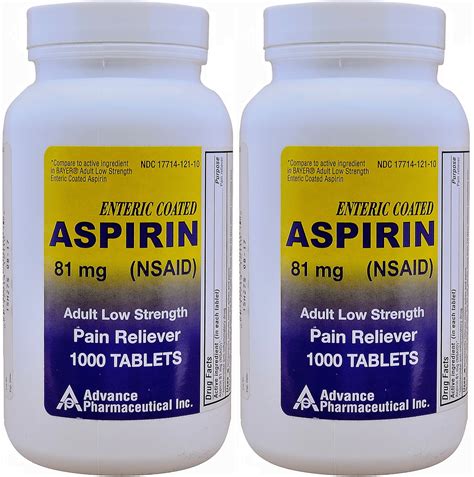 aspirin  mg generic  bayer  dose adult aspirin regimen enteric coated tablets