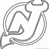 Devils Nhl Coloringpages101 Leafs sketch template