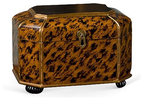 leopard box  onekingslanecom opulent interiors furnishings
