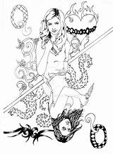 Buffy Vampire Slayer sketch template
