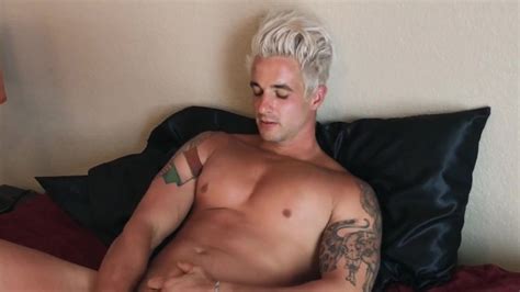 Sean Cody Tattooed And Bleached Blonde Nikolai Gets His Massive Cock