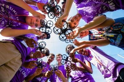 virginia techs  summer drone camp students explore careers  stem core heli