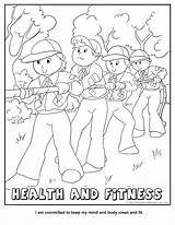Coloring Pages Printable Exercise Scout Cub Fitness Iceland Pittsburgh Pirates Getcolorings Preschool Color Health Do Getdrawings Popular Colorings sketch template
