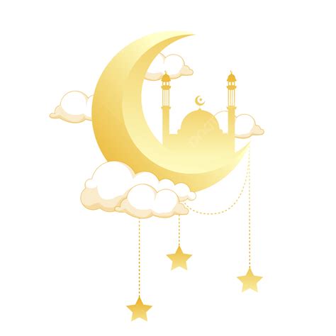 gambar ornamen bulan sabit  masji ramdhan kareem masjid bulan