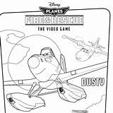 Dusty Coloring Pages Getcolorings Plane sketch template