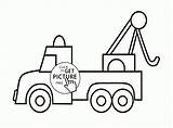 Coloring Tow Truck Pages Trucks Kids Draw Library Clipart sketch template