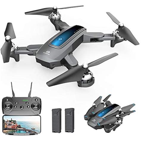deerc  foldable drone  camera  adults p hd fpv  video tap fly ebay