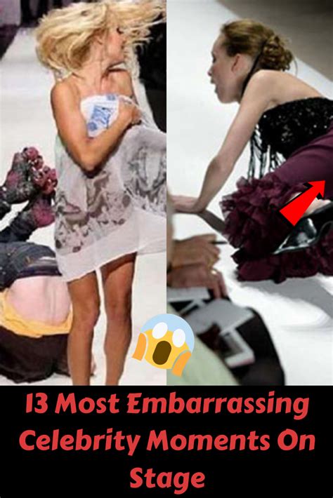13 Most Embarrassing Celebrity Moments On Stage Celebrities Fashion