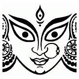 Durga Puja Coloring Pages Kids Drawing Students Getdrawings sketch template