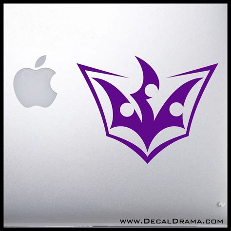 quattro crest yu gi  zexal inspired vinyl carlaptop decal laptop decal personalized decals