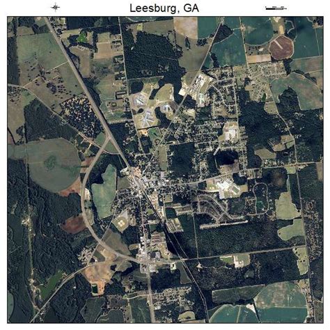 aerial photography map  leesburg ga georgia