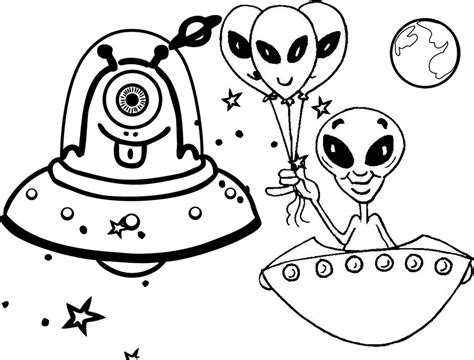 unique alien coloring pages  kids coloring pages
