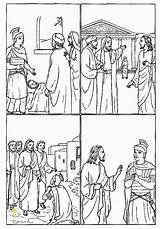 Centurion Servant Heals Healed Sana Siervo Roman Jesús Divyajanani Romano Soldado Centurión Cristianas sketch template