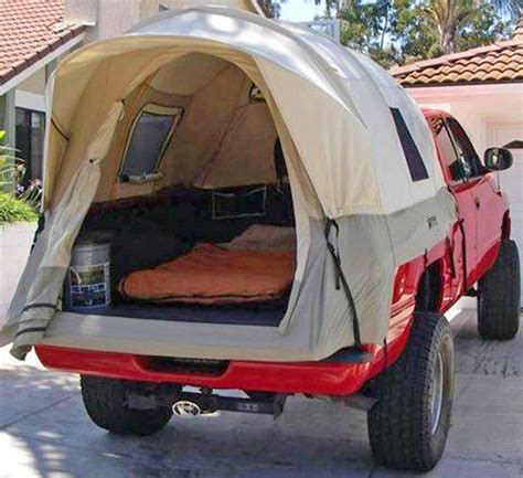 truck bed camping tent    place  sleep